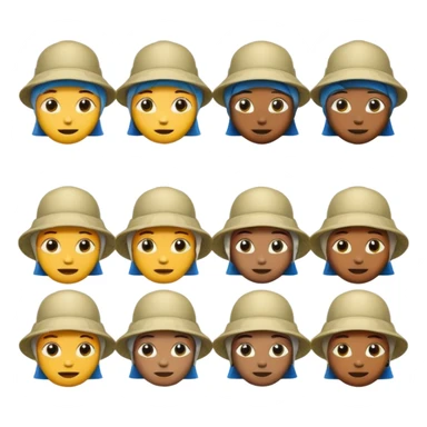 Emojis ovnis type discord avec un bob type jul avec différentes expressions sticker