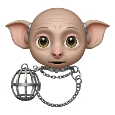 Dobby in chastity cage sticker