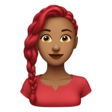 Loca jess red sticker