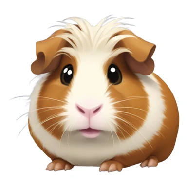 baddie guinea pig with lashes sticker