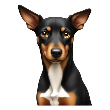 realistic dog australian kelpie indoor gaze sticker