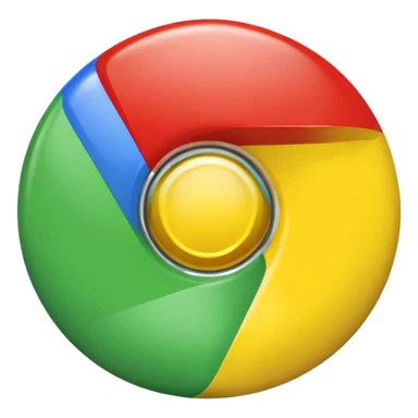 google chrome logo sticker