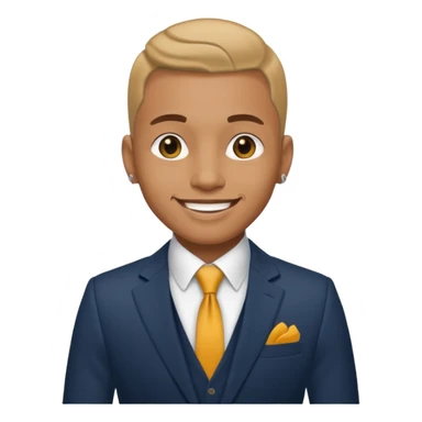 Pitbull, Rapper with suit sticker