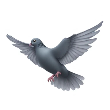 pigeon in the sky sticker