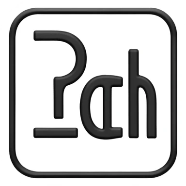 the word "RCH" on a sign with no other letters, words, or numbers sticker