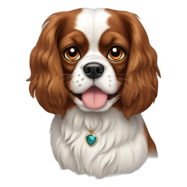 king charles spaniel sticker
