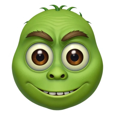 Mike Wazowski (with one eye) from the Monsters Inc. Pixar movie sticker
