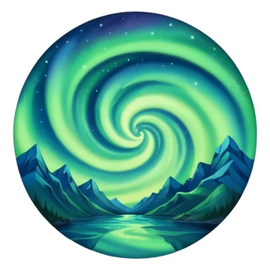 only northern light sticker