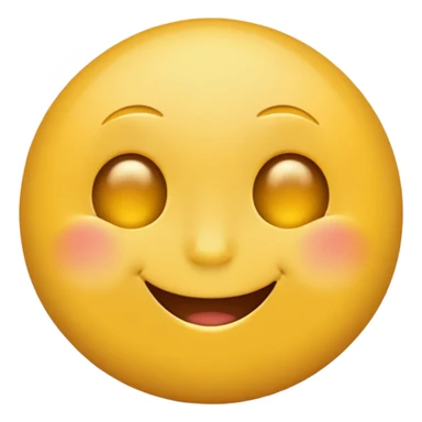 Round face emoji sticker  😁- radiant and big smiley face with smiling closed eyes sticker