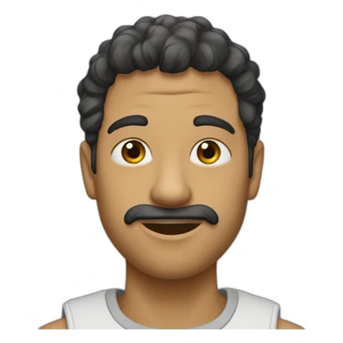 Un gars qui dit TOZ sticker