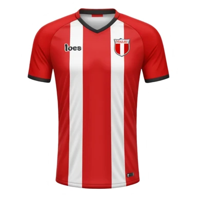 red soccer jersey sticker