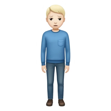 person taking out their pockets with no money sticker