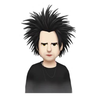 Robert smith the cure sticker