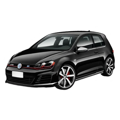 Black Edition Golf R MK7  sticker