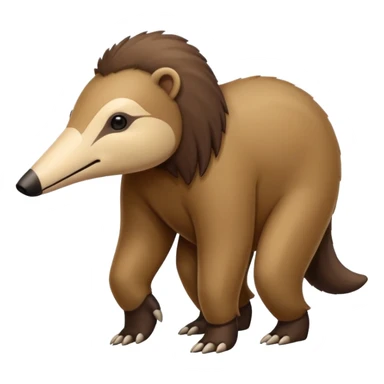 Anteater going around sticker