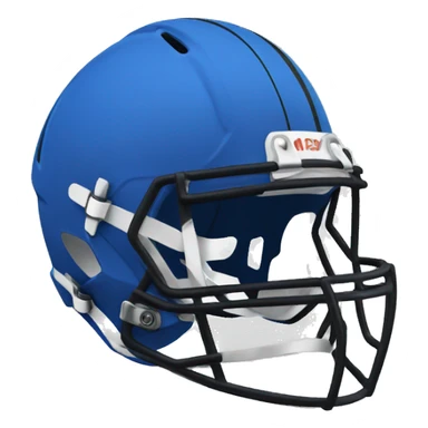 blue football helmet sticker