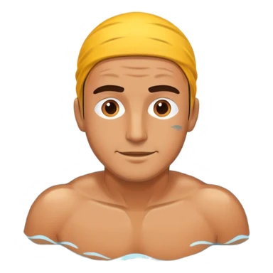 Man swimming sticker