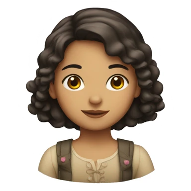 Spanish girl sticker