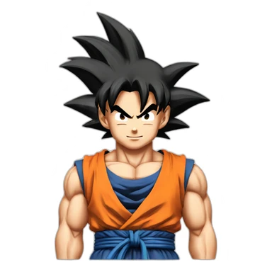 goku with the ok sign sticker