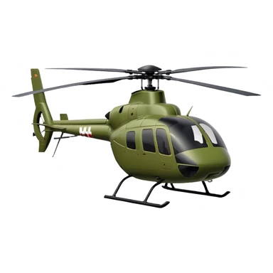MD 500 - MD Helicopters (Model Year: 2021) (Iconic colour: Olive green) sticker