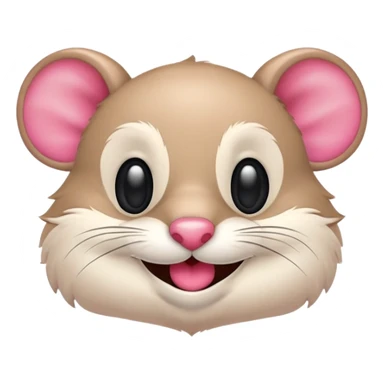 Crea una imagen de un ratón 🐭como ese riéndose como aquí 🤣 donde aparezcan las lágrimas de risa. sticker
