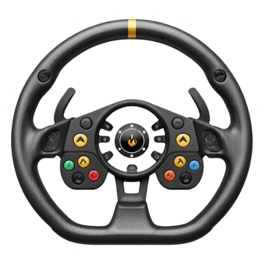 F1 steering wheel sticker
