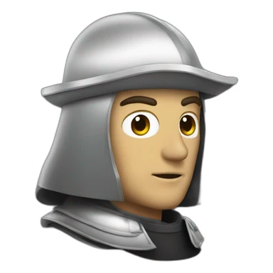 Chevalier noir sticker