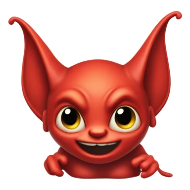  big fat red Valentine Imp sticker