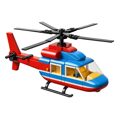 lego blocks helicopter 🚁 sticker