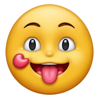 Emoji licking nipples sticker