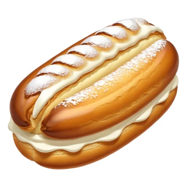 estonian round eclair sticker