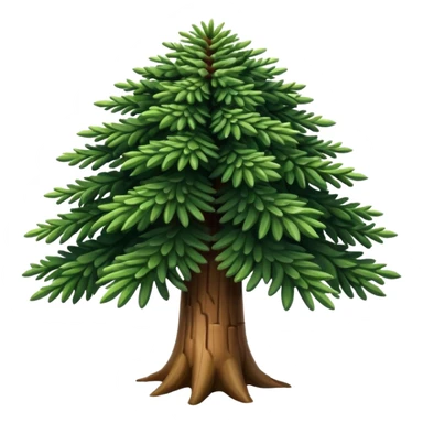 A Brazilian araucaria tree with extended branches sticker