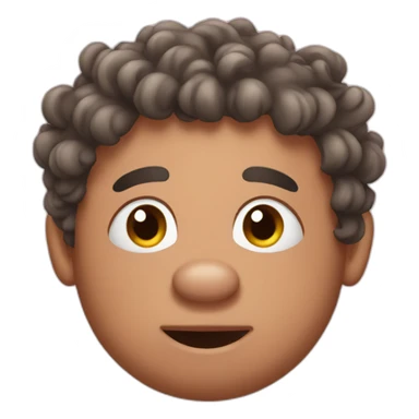 pig-with-curlyhair sticker