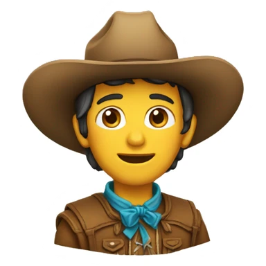 Vaquero joven  sticker