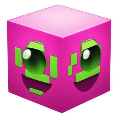 Geometry Dash cube sticker
