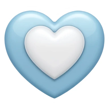 Add a H letter in white heart center sticker