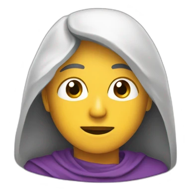 Berenjena al lado de un durazno  sticker