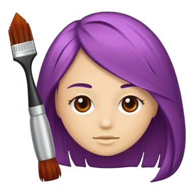 hair dye tool sticker