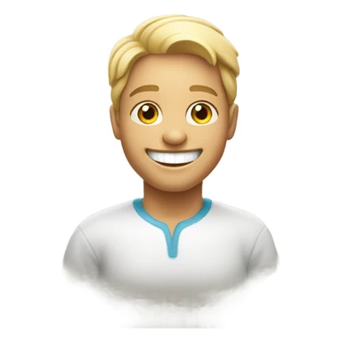 Innocent smile sticker