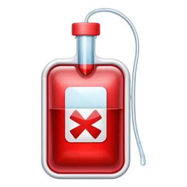 medical blood bag sticker