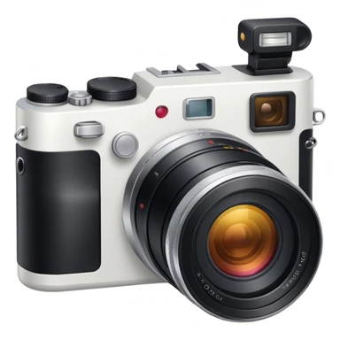 Mirrorless white camera
 sticker