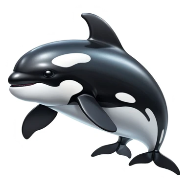 dystopian cybernetic android orca sticker