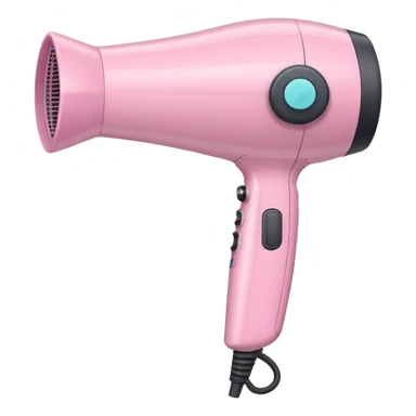 pastel pink hair dryer sticker