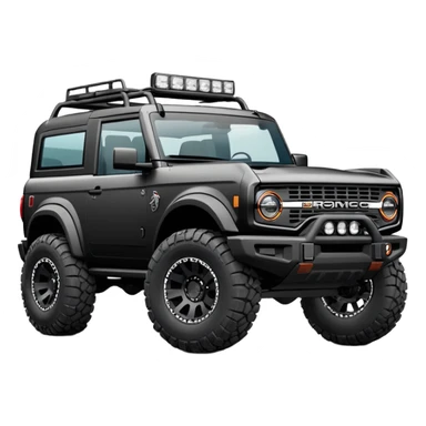 2025 black ford bronco sticker