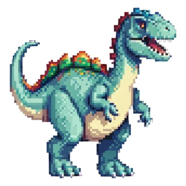dinosaur with big toes sticker