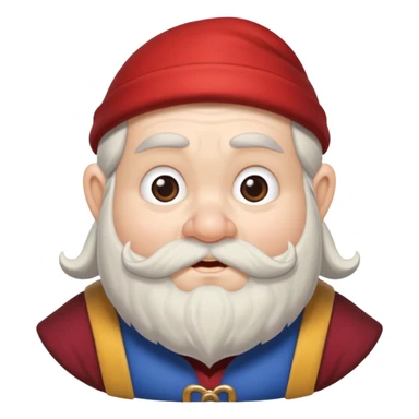 sneezy dwarf snow white sticker