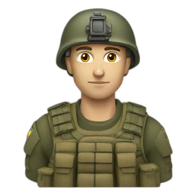 ukraine soldier sticker