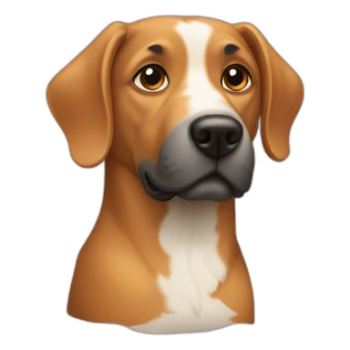 Dog on Adobe illustrator sticker