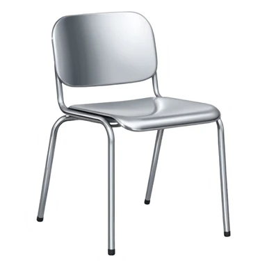 danish design metal chair sticker