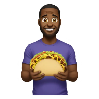 deez nuts meme guy holding a taco sticker